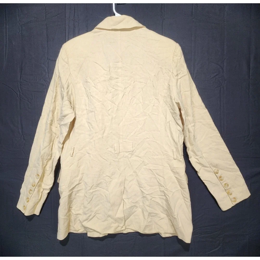Free‎ People Women's Preppy Casual Blazer Beige Size M